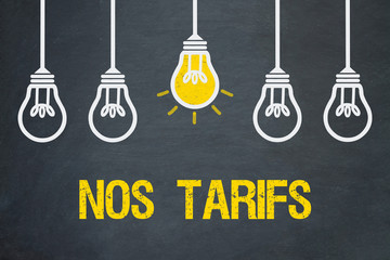 Nos tarifs