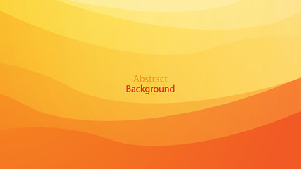 Warm tone and Orange color background abstract art vector 