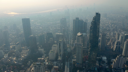 Fototapeta premium Bangkok Aerial View