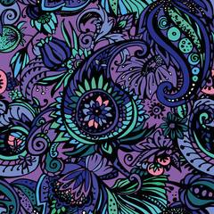 Textile Paisley pattern