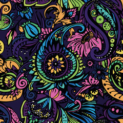 Textile Paisley pattern