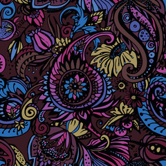 Textile Paisley pattern