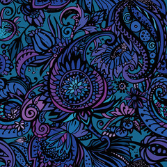 Textile Paisley pattern