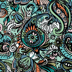 Textile Paisley pattern