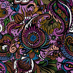 Textile Paisley pattern