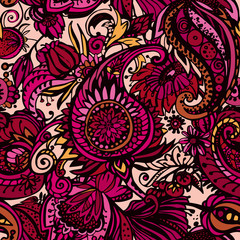 Textile Paisley pattern
