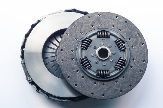 part clutch for car on white background