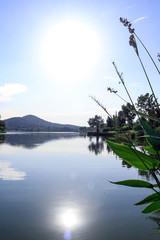 Landscape of Wuhan East Lake of Hubei province.East Lake Scenic Area of Wuhan