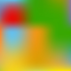 Gradient mesh painted in different colors.