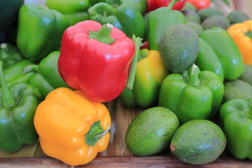 peppers on the market