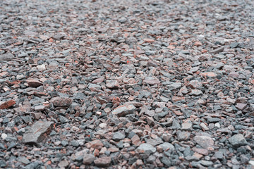 Gravel path as a background with shallow depth of field.