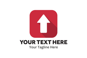 unique upload download simple logo creative design in flat style with color . download upload logo creative design for identity and apps