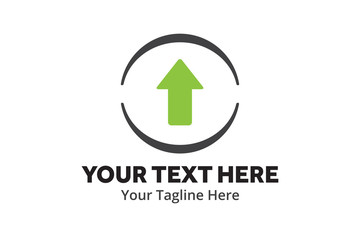 unique upload download simple logo creative design in flat style with color . download upload logo creative design for identity and apps