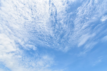 blue sky with white, soft clouds