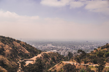 panoramic view of los angeles