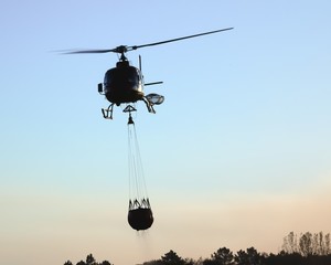 Helicopter firefighter