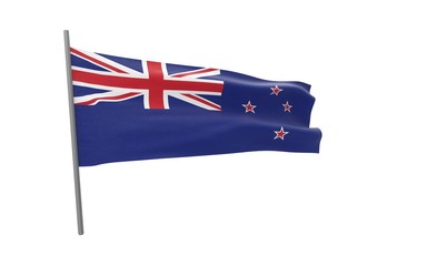 Fototapeta premium Flag of New Zealand