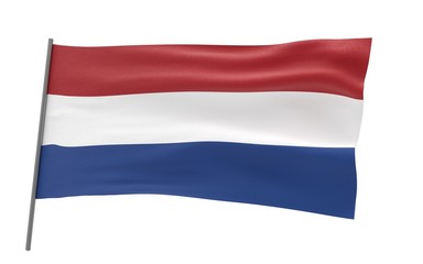 Fototapeta na wymiar Flag of Netherlands