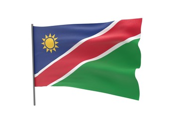 Obraz premium Flag of Namibia