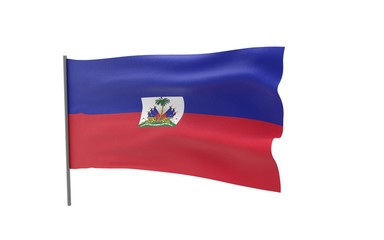 Fototapeta na wymiar Flag of Haiti