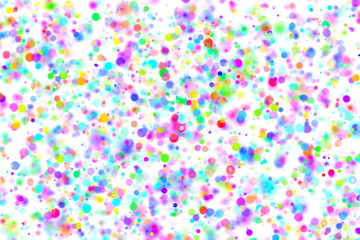 Fototapeta na wymiar Abstract background with muticolor spots on white background