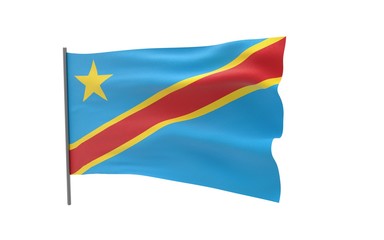 Flag of Democratic Republic of the Congo