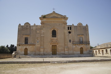 Fototapeta na wymiar La Chiesa del Marchese Loffredo di Cassibile