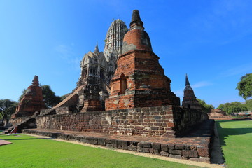 Wat Prha Mahathat Temple in Ayutthaya.