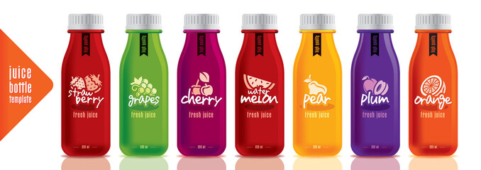 Ready design juice bottle set