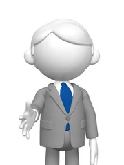 手を差し出すビジネスマン