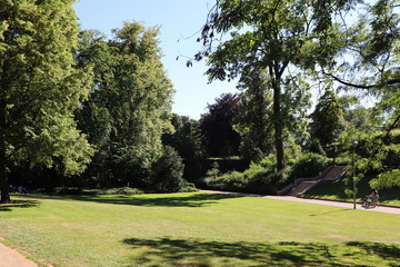 Jarin municipal - parc municipal dans la ville de Luxembourg, Grand Duché de Luxembourg, Juin 2019 