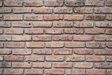 Grunge red brick wall background