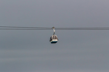 Cable car in Lisbon, Portugal