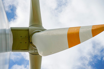rotating head of wind turbine