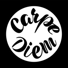 Vector illustration - Carpe diem - Seize the day.