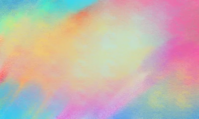 Ingelijste posters Ombre Aquarelverf zoals gradiëntachtergrond pastel ombre stijl. Iriserende sjabloon voor brochure, banner, behang, mobiel scherm. Neon hologram thema  © Nalinee