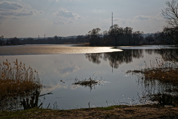 bridge, captivate, culture, ecology, field, flooded, hill, impoundment, lake, meadow, medieval, mirador, mirror-like, mountain, nature, old, pastoral, peninsula, pond, reserve, reservoir, shore, smoot