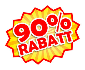 Fototapeta premium Rabatt 90 Prozent