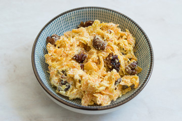Turkish Carrot Salad with Roasted Walnut / Tarator with Yogurt.