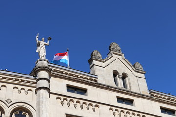 La Chambre des députés ou parlement national dans la ville de Luxembourg