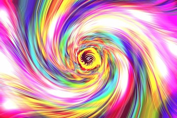 Obraz premium abstract fractal background, wallpaper with a curved digital colorful spiral