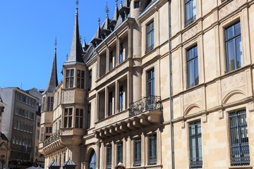 Le Palais du Grand Duc ou palais Grand ducal dans la ville de Luxembourg