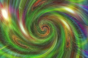 abstract fractal background, wallpaper with a curved digital colorful spiral