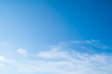 Blue sky with cloud at Phuket Thailand.