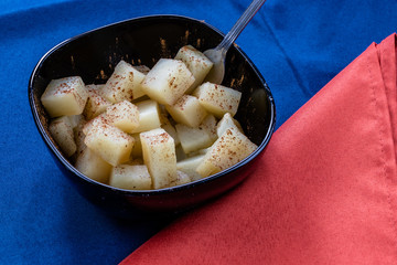 Cinnamon scented braised turnip. Calgary, alberta, Canada