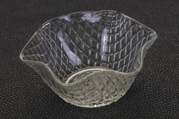 Obraz premium Empty glass bowl