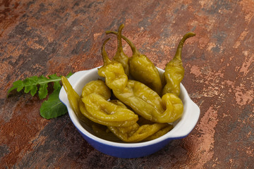 Pickled green pepper