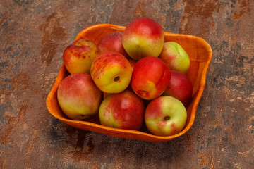 Sweet tasty fresh ripe apricots