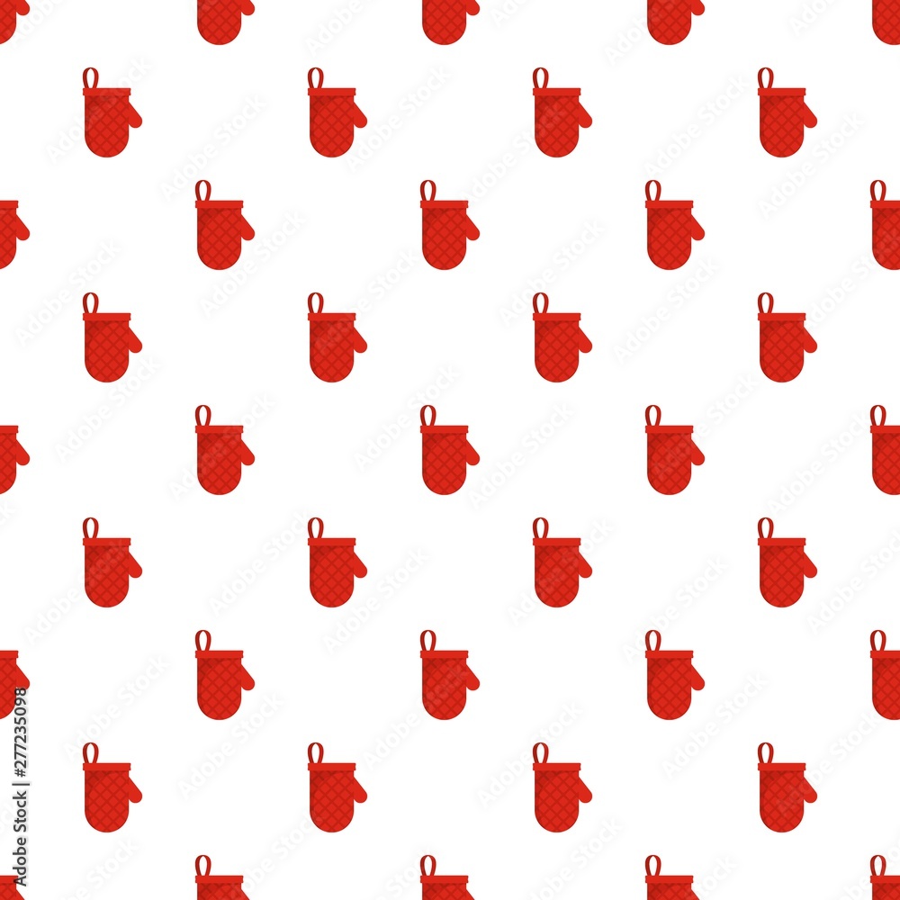 Aufkleber kitchen mitten pattern seamless vector repeat for any web design