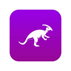 Parazavrolofus icon digital purple for any design isolated on white vector illustration